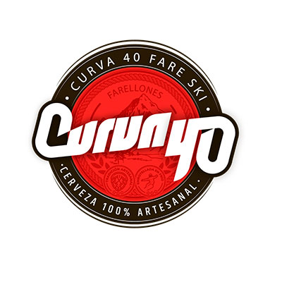 Logo de Cerveza curva 40